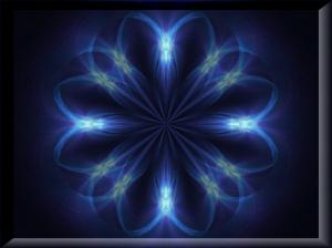 blue flower pattern Abstract background HD wallpaper thumb
