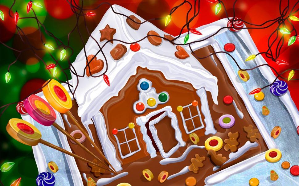 Gingerbread House wallpaper,sweets HD wallpaper,lights HD wallpaper,lollipop HD wallpaper,christmas HD wallpaper,candy HD wallpaper,green HD wallpaper,white HD wallpaper,pink HD wallpaper,snow HD wallpaper,food HD wallpaper,blue HD wallpaper,winter HD wallpaper,cooki HD wallpaper,1920x1200 wallpaper