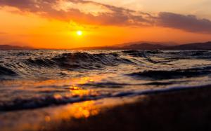 Ocean Beach Sunset HD wallpaper thumb