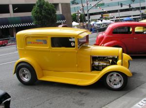1929 Ford Delivery Yellow wallpaper thumb