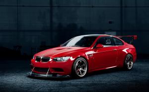 BMW M3 red car wallpaper thumb