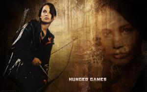 Jennifer Lawrence, women, Katniss Everdeen, The Hunger Games, bow wallpaper thumb