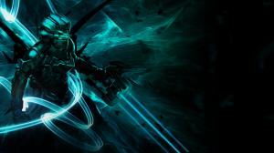 Dead Space Green Abstract HD wallpaper thumb