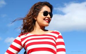 Raashi Khanna 2016, woman, sky, smile, Indian Actress, Celebrities wallpaper thumb