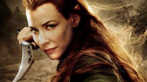 The Lord of the Rings The Hobbit Knife Evangeline Lilly Tauriel Face HD wallpaper thumb
