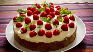 berry cake Delicious Sweet birthday Cook HD wallpaper thumb