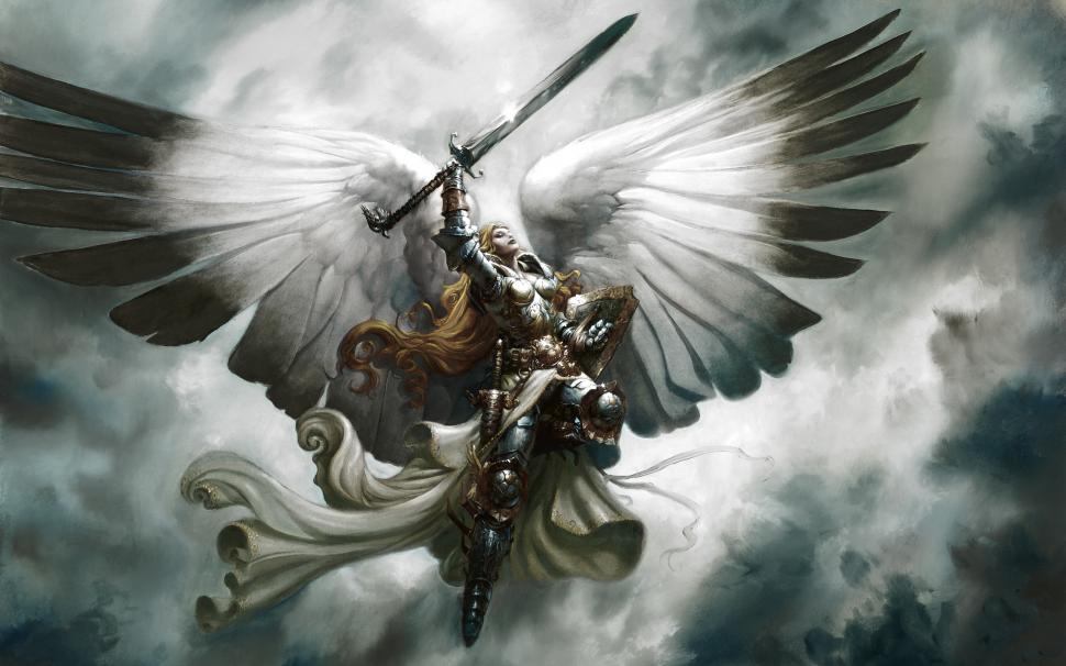 Angel Wings Sword HD wallpaper,fantasy HD wallpaper,sword HD wallpaper,angel HD wallpaper,wings HD wallpaper,2560x1600 wallpaper