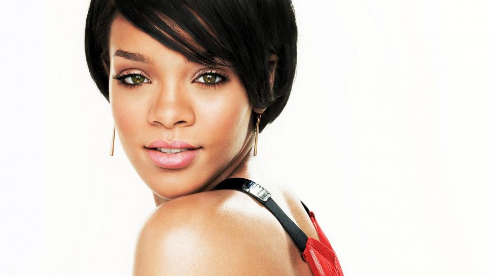 Rihanna, haircut, face, look, earrings wallpaper,rihanna HD wallpaper,haircut HD wallpaper,face HD wallpaper,look HD wallpaper,earrings HD wallpaper,1920x1080 wallpaper