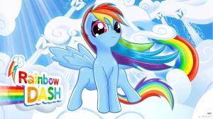 My Little Pony Rainbow Dash Cutie Mark HD wallpaper thumb