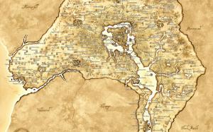 The Elder Scrolls map wallpaper thumb