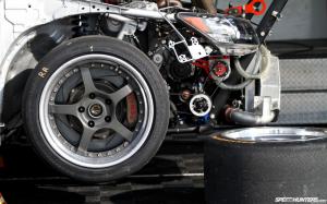 Scion TC Race Car Turbo Engine HD wallpaper thumb
