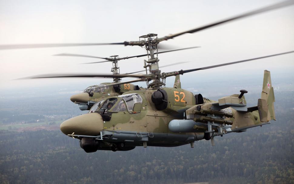 The Ka-52 helicopter flight wallpaper,Helicopter wallpaper,Flight wallpaper,1680x1050 wallpaper