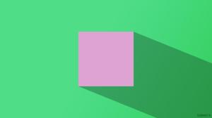 Oink, Pink, Minimalism, Green wallpaper thumb