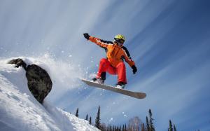 Extreme Snowboarder wallpaper thumb