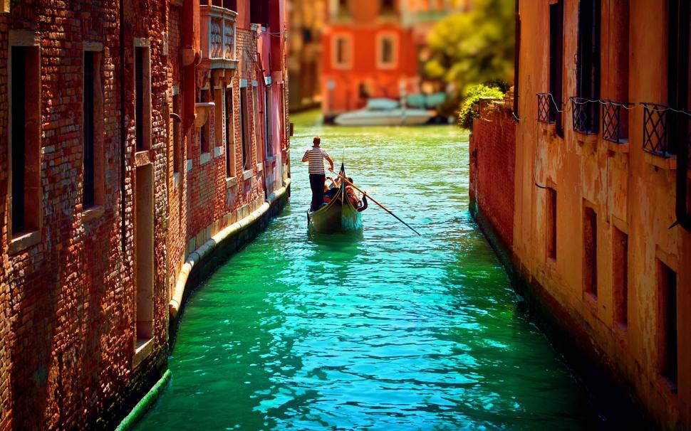 Venice Canal wallpaper,water HD wallpaper,hdr HD wallpaper,gondola HD wallpaper,landscape HD wallpaper,2880x1800 wallpaper