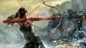 Tomb Raider, Rise Of The Tomb Raider, Lara Croft, Video Games, Bows, Archers, Rain wallpaper thumb