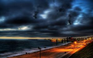 Night Home Los Angeles Skyscapes Cities Like Redondo Beach For Desktop wallpaper thumb