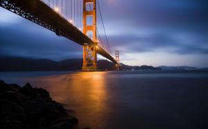 Golden Gate Bridge Night wallpaper thumb