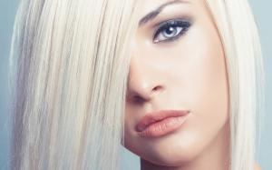 Woman, Platinum Blonde, Face wallpaper thumb