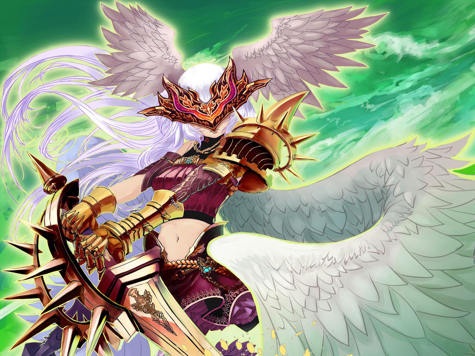 Angels Swords Armor Fantasy Girls Angel Sword Warrior Weapon Cool