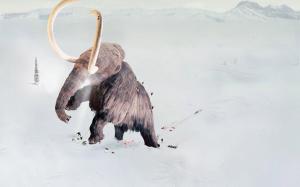 Big Ice Age Mammoth HD wallpaper thumb