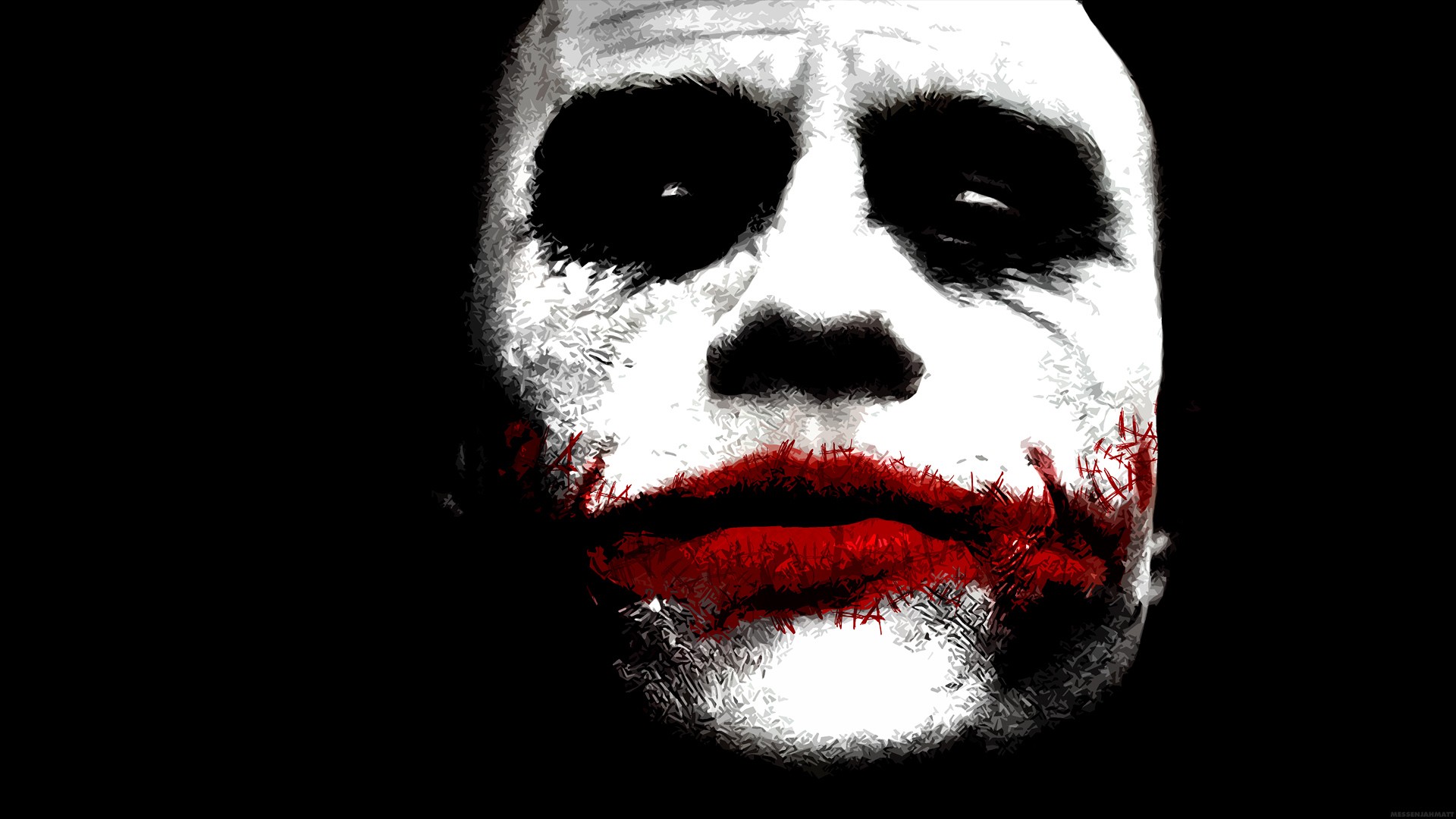 Download wallpaper for 720x1280 resolution | Batman The Dark Knight Joker  Face HD | movies and tv series | Wallpaper Better