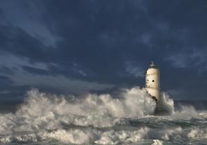 Lighthouse On Fighting wallpaper thumb