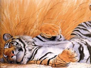 beautiful tiger art Animals Big Cats cats HD wallpaper thumb