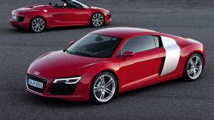 Audi car red color wallpaper thumb