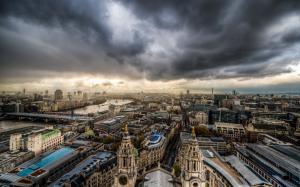 London, Cityscape, Panorama, Architecture, Aerial View wallpaper thumb