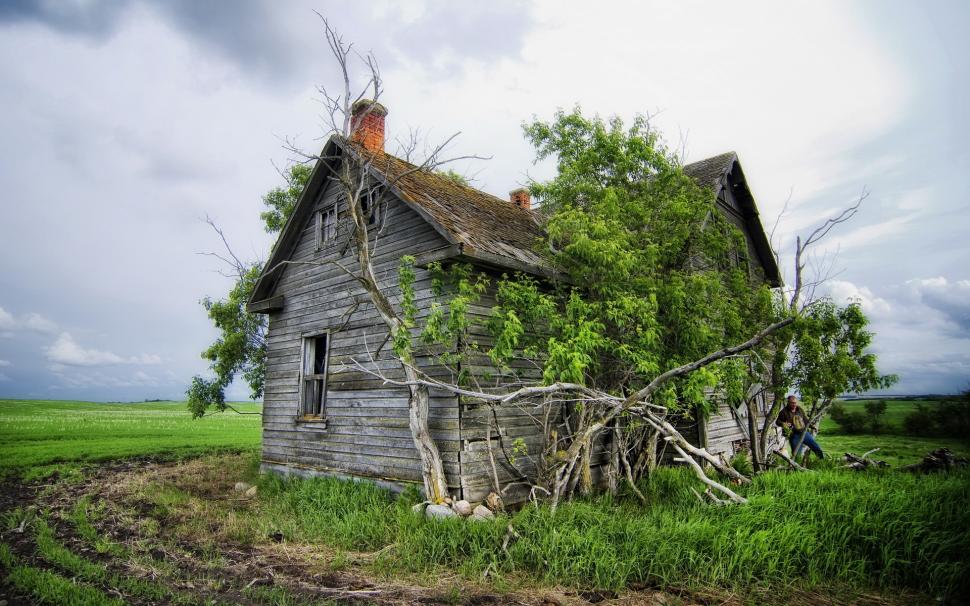 Old house on the farm wallpaper,Old HD wallpaper,House HD wallpaper,Farm HD wallpaper,1920x1200 wallpaper