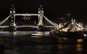 London Bridge At Night 2012 Olympics wallpaper thumb
