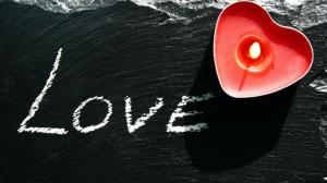 Love Hearts Candle Image Hd wallpaper thumb