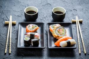 Food, Sushi, Chopsticks wallpaper thumb