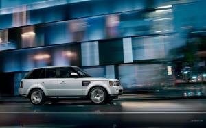 Range Rover SUV Motion Blur HD wallpaper thumb