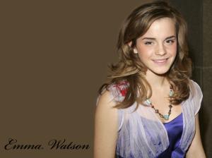 Emma Watson in a Tranparent Top wallpaper thumb