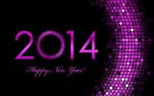 Purple 2014, Happy New Year wallpaper thumb