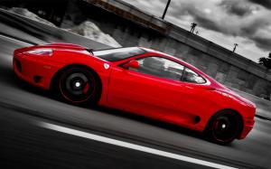 Ferrari on Forged CF 5 WheelsRelated Car Wallpapers wallpaper thumb