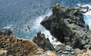 Cliffs Ocean Rock Stone HD wallpaper thumb