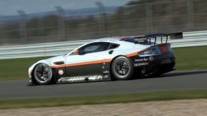 Aston Martin Race Car Motion Blur HD wallpaper thumb
