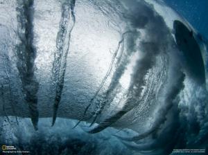 Ocean Wave Surf Surfing Underwater HD wallpaper thumb
