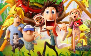 2013 Cloudy with a Chance of Meatballs 2 Movie wallpaper thumb