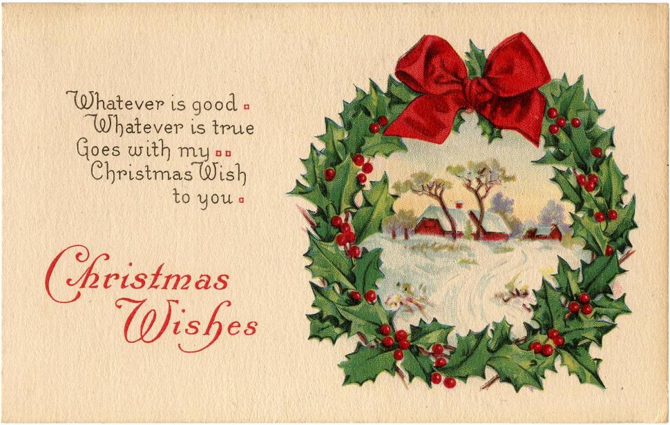 Vintage Christmas Wreath Card! wallpaper,vintage wallpaper,christmas wallpaper,wreath wallpaper,card wallpaper,1621x1031 wallpaper
