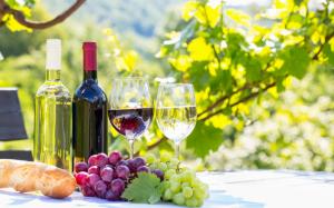 White Wine, Red Wine, Wine, Fruits, grapes, Glass, bottle wallpaper thumb
