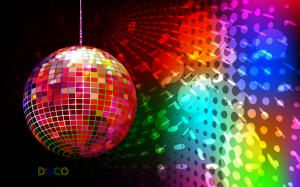 Disco Rainbow Ball wallpaper thumb