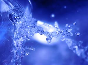 Water Drops Blue Splash Macro HD wallpaper thumb