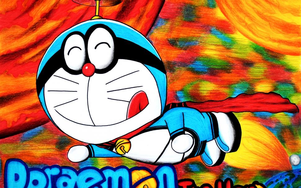 Doraemon is a hero, colorful colors wallpaper,Doraemon HD wallpaper,A HD wallpaper,Hero HD wallpaper,Colorful HD wallpaper,Colors HD wallpaper,2880x1800 wallpaper