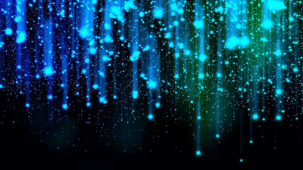 Blue and Green Falling Stars HD wallpaper,3d HD wallpaper,blue HD wallpaper,depth HD wallpaper,falling stars HD wallpaper,glow HD wallpaper,green HD wallpaper,rain HD wallpaper,sparkle HD wallpaper,1920x1080 wallpaper