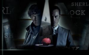 Sherlock and Moriarty wallpaper thumb