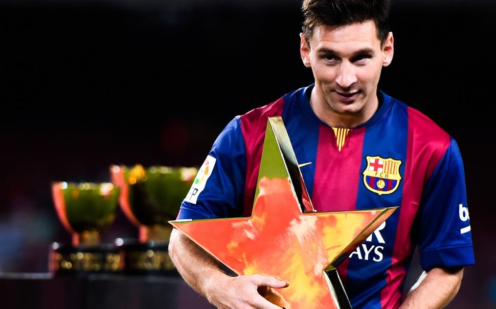 Messi Star Shaped Award wallpaper | sports | Wallpaper Better